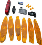 VanMoof Veiligheidsreflectoren / Lamp Set 8 Stuks Wielen en Front en Rear Universeel - afbeelding 2