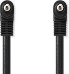 Nedis Audio-Videokabel - 3,5 mm Male - 3,5 mm Male - Vernikkeld - 2.00 m - Rond - PVC - Zwart - afbeelding 1