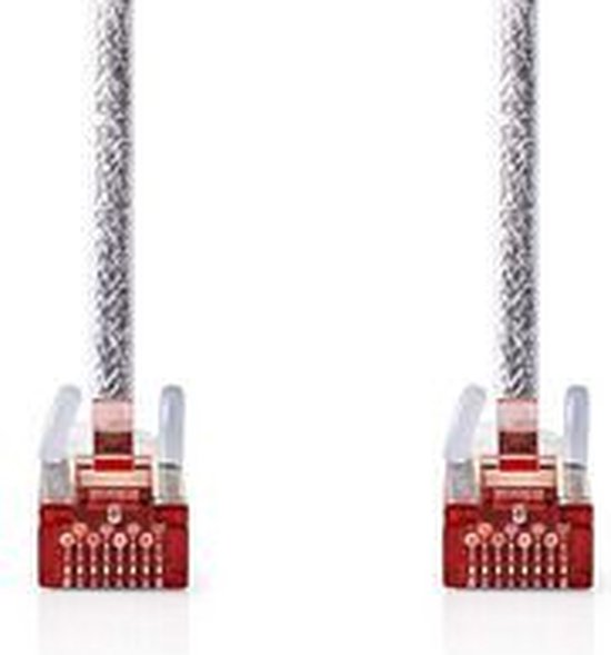 Nedis CAT6 Netwerkkabel - RJ45 Male - RJ45 Male - S/FTP - 20.0 m - Rond - LSZH - Transparant - Polybag - afbeelding 4