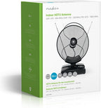 Nedis Binnenantenne - Actief - FM / UHF / VHF - Ontvangstbereik: 0-25 km - LTE800 - Versterking: 36 dB - Versterkingsregelaar - ABS - Zwart - afbeelding 7