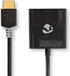 HDMI - VGA-kabel | HDMIâ„¢-connector - VGA female + 3,5 mm uitgang | 0,2 m | Antraciet - afbeelding 11
