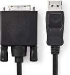 | DisplayPort Male | DVI-D 24+1-Pins Male | | | m | | | Zwart | - afbeelding 19