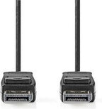 DisplayPort-Kabel - DisplayPort Male - DisplayPort Male - 4K@60Hz - Vernikkeld - 2.00 m - Rond - PVC - Zwart - Polybag - afbeelding 3