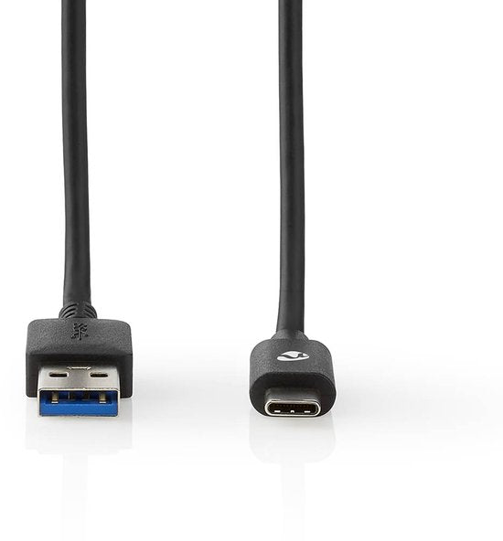 USB 3.1-Kabel | Type-Câ„¢ Male - A Male | 1,0 m | Zwart - afbeelding 1