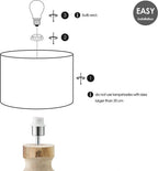 Home Sweet Home - Landelijke tafellamp voet Bodo voor lampenkap - 10.5/10.5/33cm - gemaakt van Hout - geschikt voor E27 LED lichtbron - voor - afbeelding 6