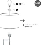 Home Sweet Home - Moderne tafellamp voet Read voor lampenkap - Geborsteld staal - 20/20/47cm - 2 lichts tafellamp met flexibele LED spot - geschikt - afbeelding 8