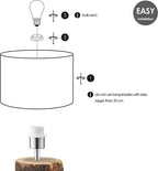 Home Sweet Home - Landelijke tafellamp voet Treetrunk voor lampenkap - 13.5/13.5/26cm - gemaakt van Hout - geschikt voor E27 LED lichtbron - voor lampenkap met doorsnede max.35cm - afbeelding 2