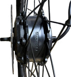 VanMoof origineel Voorwiel met Motor X2 (24 inch) matzwart met band /remschijf en vele extra's - afbeelding 9