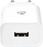 Nedis Oplader - 12 W - 1x 2.4 A - Outputs: 1 - USB-A - Geen Kabel Inbegrepen - Single Voltage Output - Wit - afbeelding 11