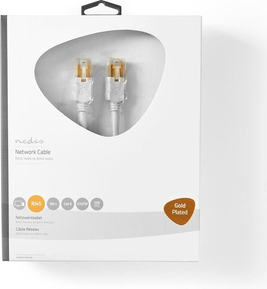 Nedis CAT6 Netwerkkabel - RJ45 Male - RJ45 Male - F/UTP - m - Rond - LSZH / PVC - afbeelding 2