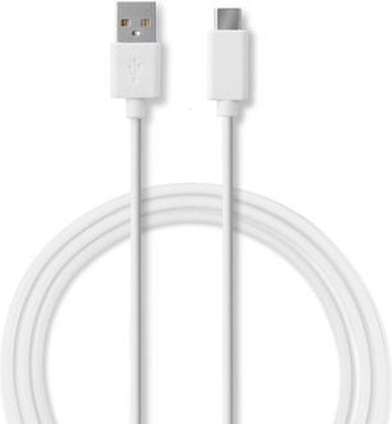 Nedis USB-Kabel - USB 3.2 Gen 2 - USB-A Male - USB-C Male - 60 W - 10 Gbps - Vernikkeld - 1.00 m - Rond - PVC - Wit - Doos - afbeelding 7