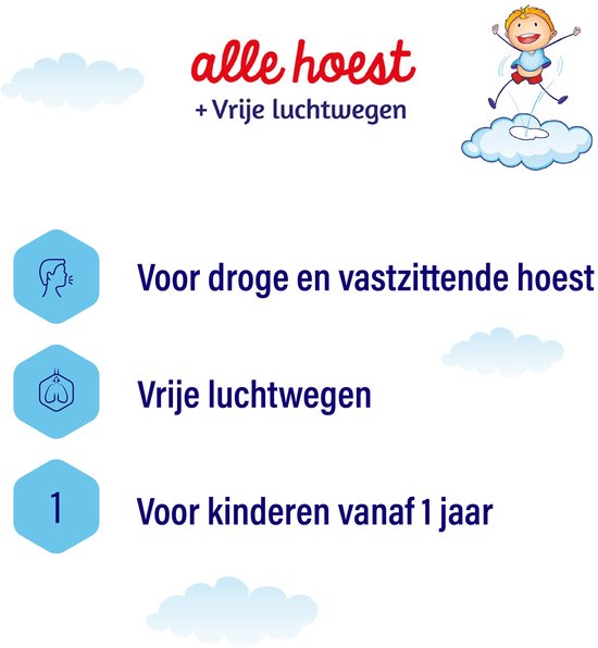 Dampo Kids Kindersiroop Alle Hoest + Vrije luchtwegen - Voor droge en vastzittende hoest - Vanaf 1 jaar - Medisch hulpmiddel - 100 ml - afbeelding 8