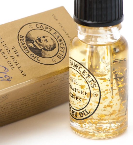 Captain Fawcett - (Beard Oil) With Gold Flakes Million Dollar (Beard Oil) - afbeelding 5