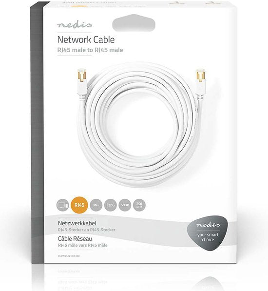 Nedis CAT6-kabel - RJ45 Male - RJ45 Male - m - Rond - LSZH - afbeelding 18