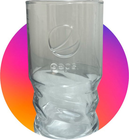 10 x Origineel Pepsiglas per Stuk Verpakt 250ml met Oogmasker SALE !!! - afbeelding 1