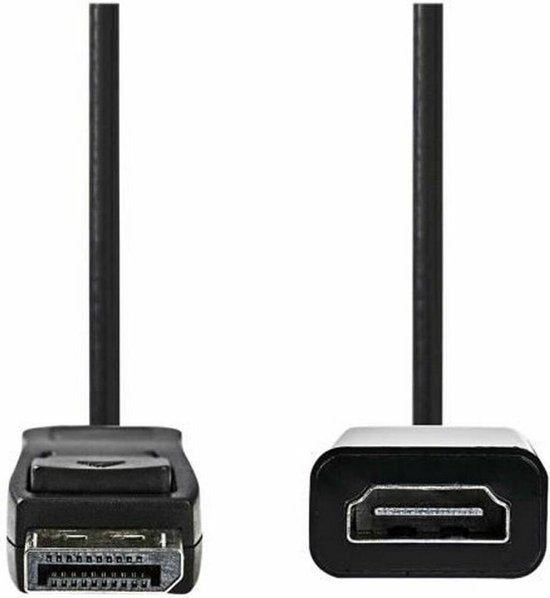 Nedis DisplayPort-Kabel - DisplayPort Male - HDMI Output - 1080p - Vernikkeld - 0.20 m - Rond - PVC - Zwart - Envelop - afbeelding 10