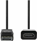 Nedis DisplayPort-Kabel - DisplayPort Male - HDMI Output - 1080p - Vernikkeld - 0.20 m - Rond - PVC - Zwart - Envelop - afbeelding 10