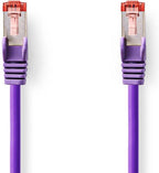 Nedis CAT6 Netwerkkabel - RJ45 Male - RJ45 Male - S/FTP - 15.0 m - Rond - LSZH - Violet - Polybag - afbeelding 2