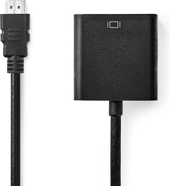 Nedis HDMI naar VGA + 3,5mm adapter - zwart - 0,20 meter - afbeelding 11