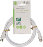 Nedis Coaxkabel 90 dB IEC (Coax) M-IEC (Coax) F WH - afbeelding 24