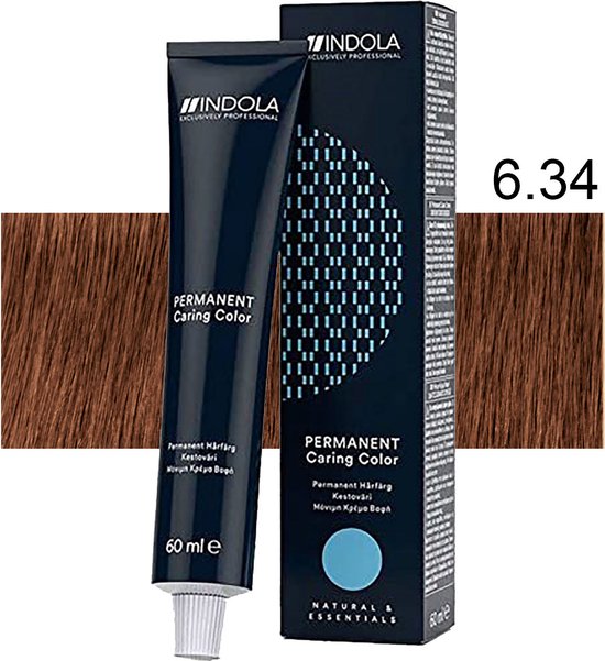 Indola - Indola Profession Permanent Caring Color 6.34 60ml - afbeelding 2