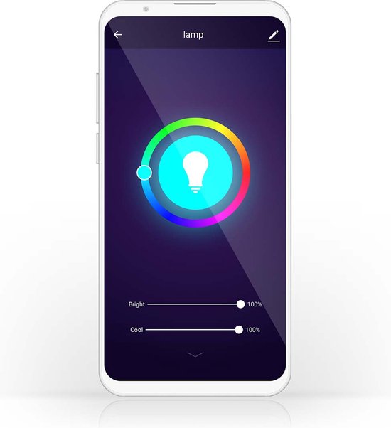 Nedis SmartLife Multicolour Lamp - Wi-Fi - E14 - 470 lm - 4.90 W - RGB / Warm tot Koel Wit - 2700 - 6500 - Android / IOS - Kaars - 1 Stuks - afbeelding 12