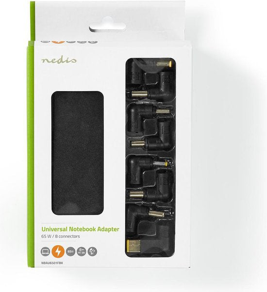 Nedis Notebook-Adapter - 65 W - 15 / 16 / 19 / 19.5 / 20 V DC - 4.0 A - Type-F (CEE 7/7) - afbeelding 8