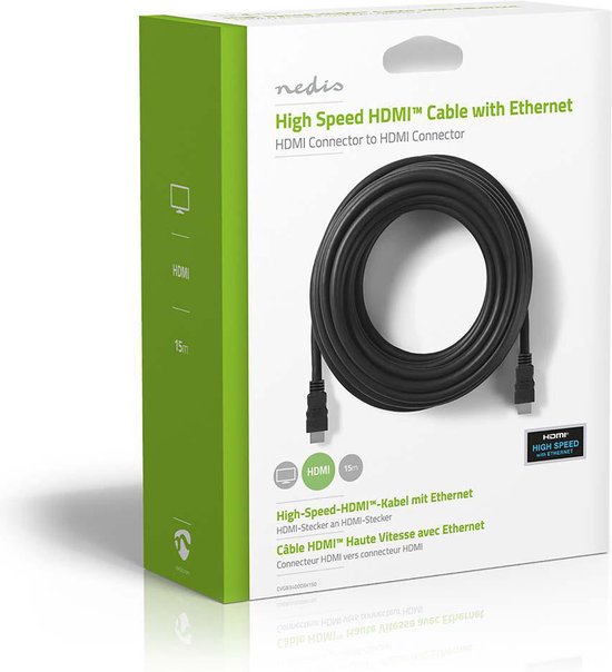 High Speed HDMIâ„¢-kabel met Ethernet | HDMIâ„¢-connector - HDMIâ„¢-connector | 3,0 m | - afbeelding 29