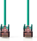 Nedis CAT6 Netwerkkabel - RJ45 Male - RJ45 Male - S/FTP - 30.0 m - Rond - LSZH - Groen - Polybag - afbeelding 1