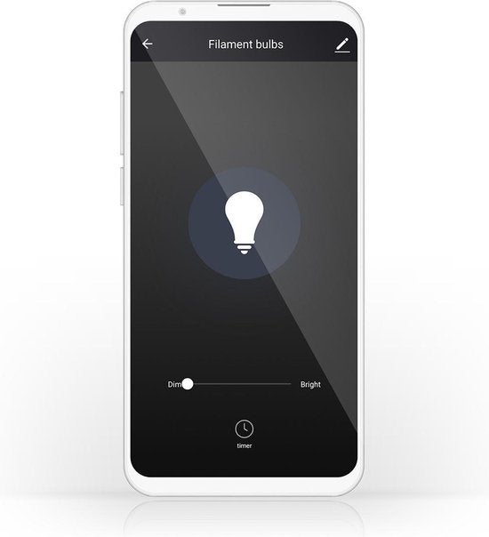 Nedis SmartLife LED Filamentlamp - Wi-Fi - E27 - 500 lm - 5 W - Warm Wit - 2700 - Glas - Android / IOS - ST64 - 1 Stuks - afbeelding 4