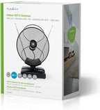 Nedis Binnenantenne - Actief - FM / UHF / VHF - Ontvangstbereik: 0-25 km - LTE800 - Versterking: 36 dB - Versterkingsregelaar - ABS - Zwart - afbeelding 6