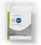 Nedis Stereo-Audioadapter - 3,5 mm Female - 3,5 mm Female - Vernikkeld - Recht - Metaal - Zilver - 1 Stuks - Doos - afbeelding 5