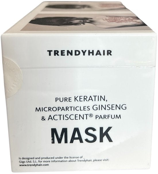 2 x Mask Trendy Hair Elastic Keratin with Ginseng a 500 ml SALE !! - afbeelding 4