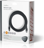 Nedis CAT6 Netwerkkabel - RJ45 Male - RJ45 Male - F/UTP - 15.0 m - Rond - LSZH / PVC - Antraciet - Window Box - afbeelding 3