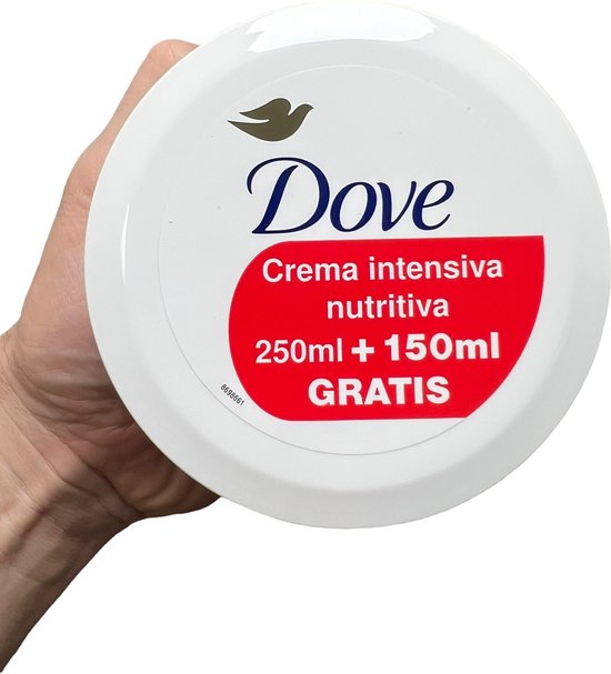 2 stuks Dove Creme 400 ml (250ml + 150ml Gratis) Intensief Voedende creme - afbeelding 3