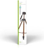 Statief - Maximaal draagvermogen: 4.5 kg - Minimale werkhoogte: 60.0 cm - Maximale werkhoogte: 156.0 cm - 3 Segmenten - Pan & Tilt - Inclusief reistas - Zelfnivellerende voeten - ABS / Aluminium - afbeelding 6