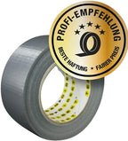 6 x Titan Pro Duct tape 48mm x 50 meter Grijs - afbeelding 3