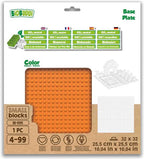 BiOBUDDi Basisplaten 32x32 basisplaat oranje BB-0095 Pumpkin Orange - afbeelding 2