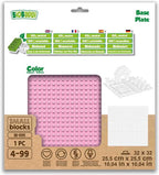BiOBUDDi Basisplaten 32x32 basisplaat roze BB-0095 Flamingo Pink - afbeelding 2