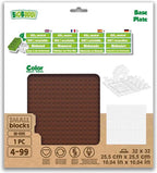 BiOBUDDi Basisplaten 32x32 basisplaat bruin BB-0095 Caramel Brown - afbeelding 2