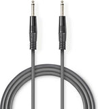 Nedis Mono-Audiokabel - 6,35 mm Male - 6,35 mm Male - Vernikkeld - 1.50 m - Rond - PVC - afbeelding 4