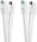 Nedis Coax- / Cat6-combinatiekabel Met Connectoren M - afbeelding 5