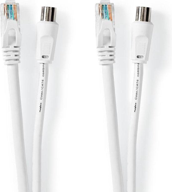 Nedis Coax- / Cat6-combinatiekabel Met Connectoren M - afbeelding 5