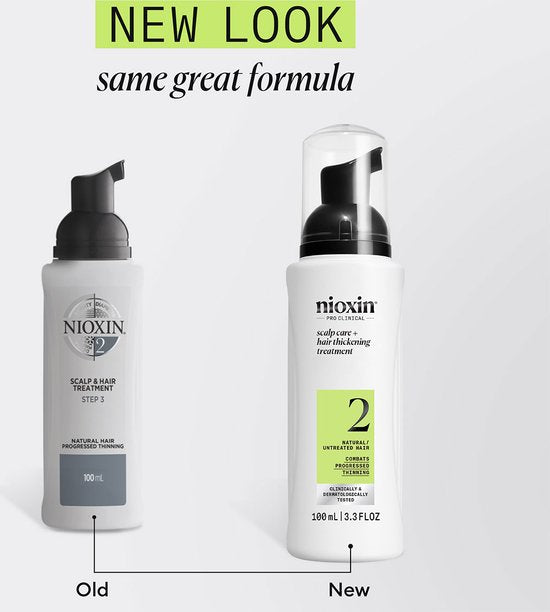 Nioxin System 2 - Scalp Treatment - voor Natuurlijk Haar - Anti Haaruitval – Gevorderde Uitdunning - 100ml - afbeelding 7