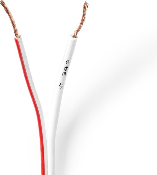 Nedis Speaker-Kabel - 2x mm² - Koper - m - Rond - PVC - Rol - afbeelding 9