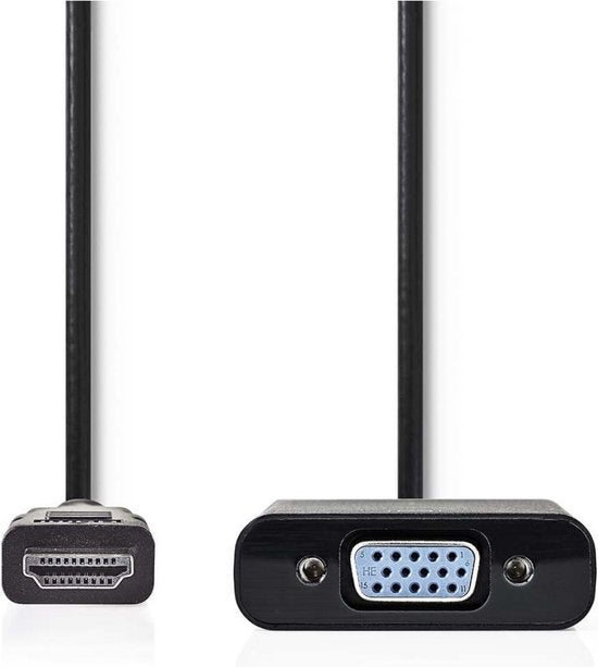 Nedis HDMI naar VGA + 3,5mm adapter - zwart - 0,20 meter - afbeelding 18