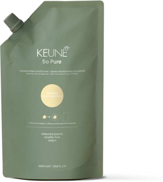 Keune So Pure Polish Conditioner Refill 1000 ml - afbeelding 4