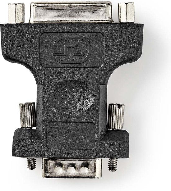 Nedis VGA-Adapter - VGA Male - DVI-I 24+5-Pins Female - Vernikkeld - Recht - ABS / Metaal - Zwart - Blister - afbeelding 2
