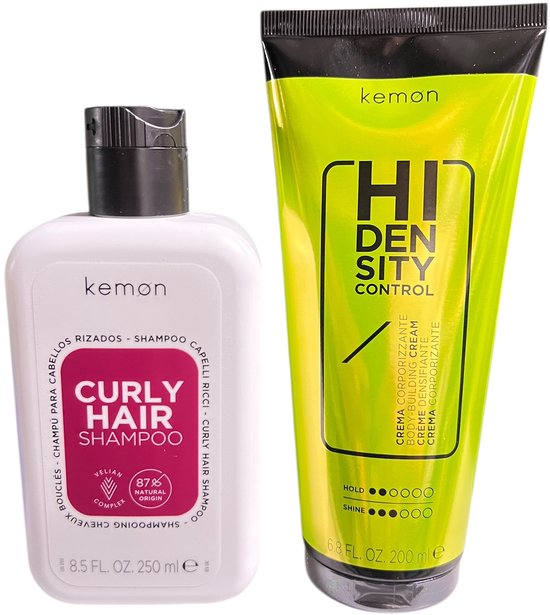 Kemøn Set Hi-Density Control (200 ml)+ Curly Hair Shampoo (250 ml) - afbeelding 5