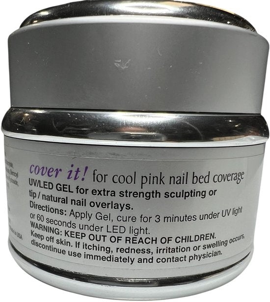 EzFlow Gel It! Cover it! Cool Pink 1 Nagelgel LED / UV 56 gr - afbeelding 3